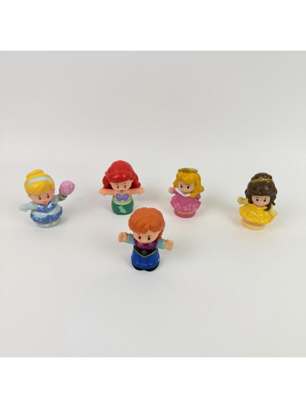 Fisher Price Little People Disney Princess Figures Lot of 5 - Ariel Belle Anna